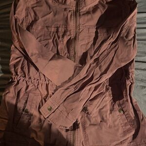 Old Navy Women's Dusty Rose Utility Jacket